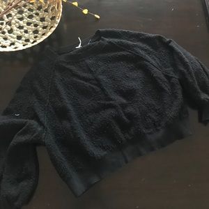 Free People bubble sleeve sweater